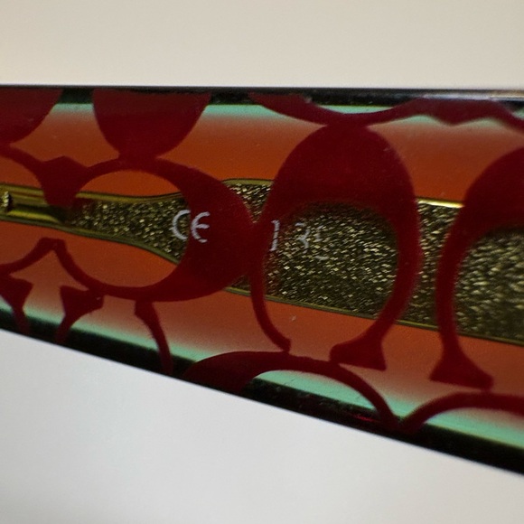 Coach Eyeglasses Frames Noala 2019 Burgundy - Picture 8 of 10